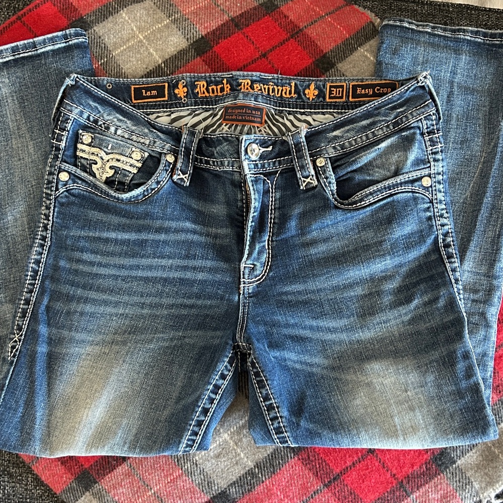 Rock Revival Lam 30 Easy Crop in excellent condition.